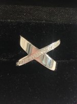 Серебряное кольцо новое родированное серебро - Чернигов
