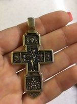 Продам крест ручной работы из серебра с напылением золота - 