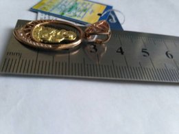 Изящная двухцветная золотая ладанка, новая - Харьков