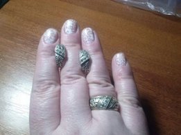Классический комплект из серебра 925 пробы - Смела