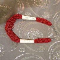 Колье авторской работы (кораллы, слоновая кость), Италия - Одесса