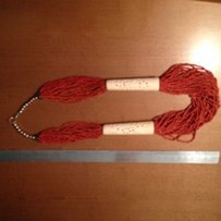 Колье авторской работы (кораллы, слоновая кость), Италия - Одесса