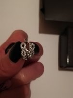 Серебряные серьги с фианитами - Днепр