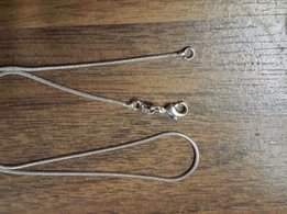Серебряная цепочка длинная 78 см (новая). - Киев