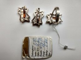 Продам набор кольцо + серьги. Серебро/золото. Белоцерковский завод. - Киев