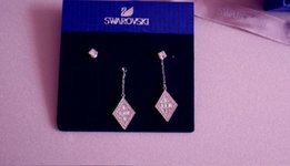 Набор Swarovski оригинал: серьги + кулон - Никополь