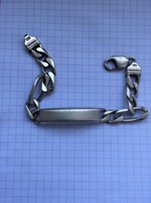 Серебряный браслет с чистой планкой - Черновцы