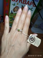 Набор серебро 925 проба, серьги + кольцо. - Днепр