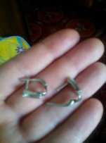 Серьги серебро 925 пробы - Южноукраинск