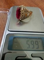 Продам золотой перстень (кольцо) с рубином, александритом, 583 проба - Винница