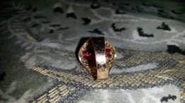 Продам золотой перстень (кольцо) с рубином, александритом, 583 проба - Винница