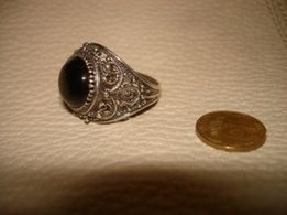 Кольцо Перстень Серебро 925 Вставка Улексит 19р. Скань Филигрань - Запорожье