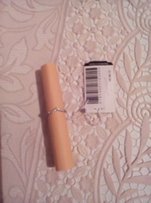 Позолоченное серебряное аккуратное кольцо, 14.5 размер, цирконий - Киев