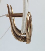Серьги золотые 585 проба, арт.8048 н - 