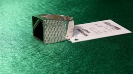 Серебрянная Печатка Перстень Кольцо Каблучка 925 проба, размер 21,5 - 