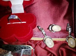 Продам серебрянный набор с натуральным агатом. 925 проба - Киев