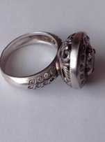 Кольцо.Серебро 925. Цирконы. Украина (Харьков). 17,5 размер. - Николаев
