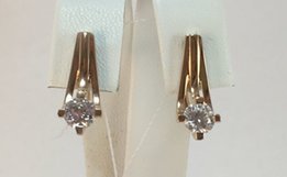 Серьги золотые 585 проба, арт.7002 - 