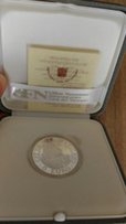 Юбилейная серебряная монета 2006 год 5 евро, изготовлена Ватиканом - Киев