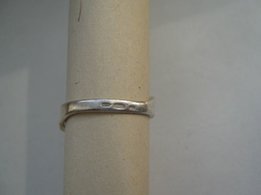 Серебряное кольцо с золотыми вставками - Днепр