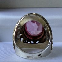 Антиквариат ,кольцо ,натуральный камень,875 звезда - Полтава