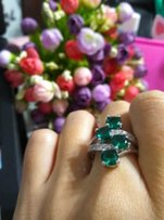 Эксклюзивное серебряное кольцо, размер 18, 925 пробы проба - Мелитополь
