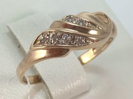 Кольцо золотое 585 проба, арт.8055 н - Червоноград