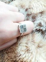 Кольцо серебро игральная кость - Мелитополь