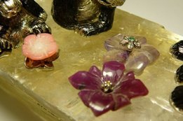 Серебро 960 Панды Бриллианты Коралл, Рубин, Аметист. - Киев