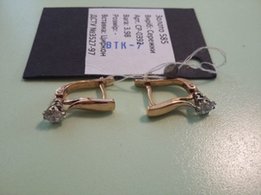 Золотые серьги / сережки из золота / 585* - Кременчуг