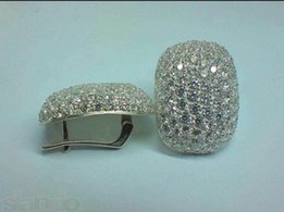 Серебряные серьги с камнями, 925 проба. - Харьков