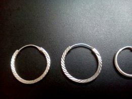 Комплект сережек серебро 7 шт - Светловодск