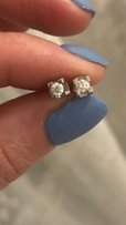 Продам серьги из белого золота с бриллиантами Kimberli - Черновцы