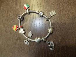 Браслет+бусинки Pandora оригинал - Одесса