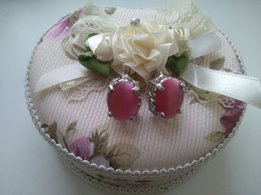 Набор украшений кулон, сережки, кольцо - Смела