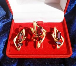 Ювелирный набор, кольцо и серьги, из золота 585 пробы - Мелитополь