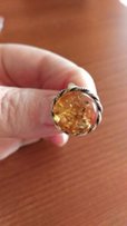 Сережки натуральний янтар - Берегово