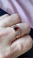 Увага золото дешеВО кольцо перстень натуральный гранат ТОРГА НЕТ - Полтава