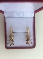 Продам!Серьги с бриллиантами!!!850$ - Донецк