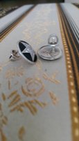 Серьги серебро 925* проба, СССР Винтаж сережки - Ужгород