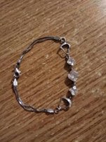 Серебряный браслет с фианитами - Прилуки
