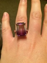 Серебряный перстень с аметистом - Киев