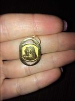 Кулон, мадонна итальянское золото 750 проба - Днепр