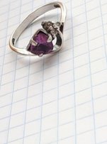 Шикарный серебрянный перстень с натуральным александритом - Днепр