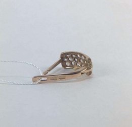 Серьги золотые 585 проба, арт.5455 d - Каменец-Подольский