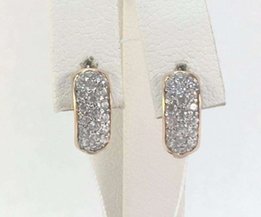 Серьги золотые 585 проба, арт.5455 d - Каменец-Подольский