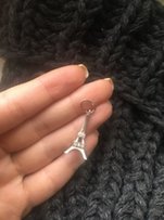 Серебряная подвеска эйфелева башня - Киев