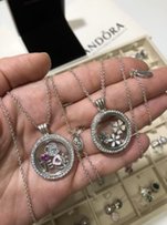 Плавающий кулон Pandora s925ALE серебро, цирконы. - Киев