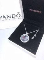 Плавающий кулон Pandora s925ALE серебро, цирконы. - Киев