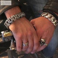 Тяжелые мужские браслеты Серебро 925 проба Новый - Киев